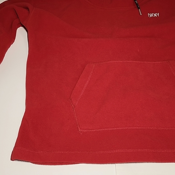 DKNY Women's Metallic Logo Hoodie /Size L - Picture 9 of 11